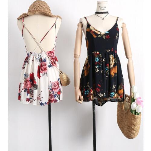 ECTIC Women's Jumpsuits With Print