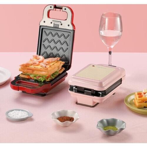 600W Electric Waffle Maker Machine Multifunction Non-stick Sandwich Maker Toaster Panini Bread Breakfast Wafel Machine 220V
