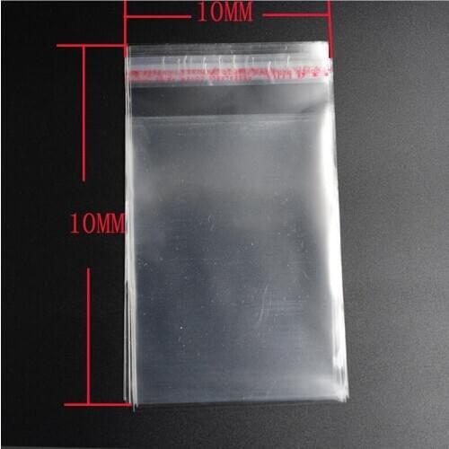 FLTMRH Clear Resealable Cellophane/BOPP/Poly Bags Transparent OPP Packing Plastic Bags Self Adhesive Seal
