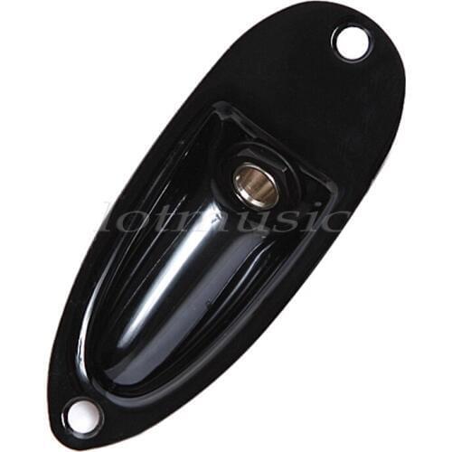 Guitar Loaded Jack Socket Plate and Screws for Electric Guitar Parts Replacement