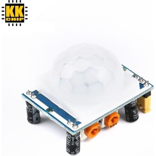 KKCHIP SR501 HC-SR501 Adjust IR Pyroelectric Infrared PIR module Motion Sensor Detector Module for arduino