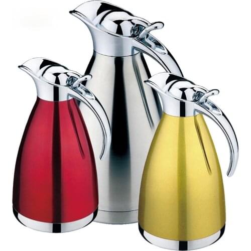 Stainless Steel Coffee Thermos Mug Grip Teapot Vacuum Flasks Cups Garrafa Termica Thermos Hot Water Bottle Home Restauran