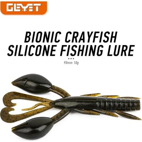 3Pcs Soft Worm Fishing Lure 90mm 10g Silicone Craws Artifical Baits Wobblers Floating Shrimp Bait Bass Sea Tackle