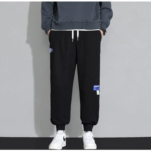 New Sports Jogger Pants Mens Skinny Sweatpants Cotton Sportswear Trousers Male Gym Fitness Jogging Workout Track Pants CHY2019