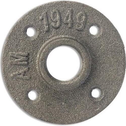 Wholesale Good quality 1/2" 3/4" black cast iron pipe fitting floor flange