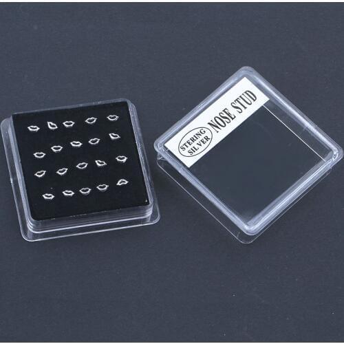20PCS Lips Shape Nose Piercing Ear Ball Nose Studs Rings Pin Body Jewelry for Women Men Piece Septum Piercing Gift