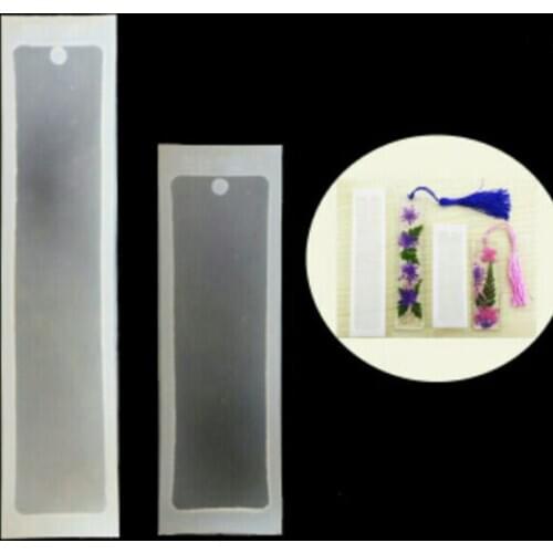 Full Size Mirror Transparent Silicone Epoxy Mold Bookmarks Mold