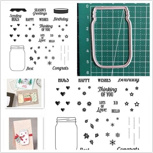 Christmas CELEBRATE Metal Cutting Dies and Stamps for DIY Scrapbooking Stamp/photo album Embossing DIY Paper Cards