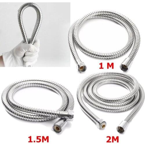 Stainless Steel Shower Hose Handheld Shower Head Hose Lightweight Flexible for Bathroom M56