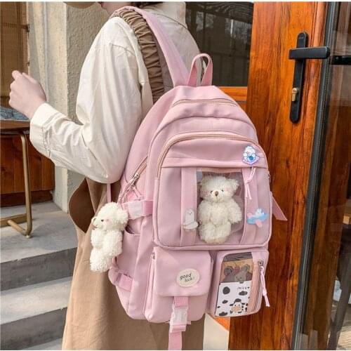 Japanese High School Girls Backpack School Bags For Teenage Girls Multipockets New 2021 Backpack Women Mochila Feminina Bags