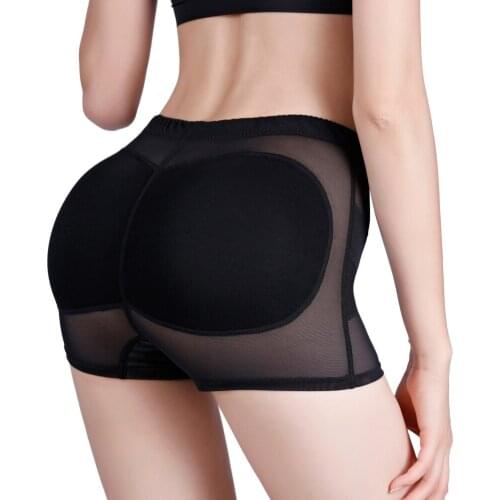 Butt Lifter Hip Enhancer Pads Underwear Shapewear Padded Control Panties Boyshorts Push Up Hip Shaper Booty Fake Pad Briefs