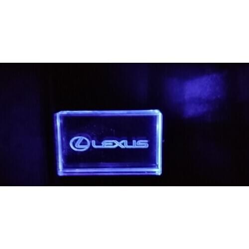 Lexus Car Logo model with white yellow blue red Light 64GB USB Flash Drive 4GB 8GB 16GB 32GB stone pen drive special gift