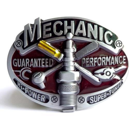 Western buckle the MECHANIC zinc alloy is suitable for 4.0 belt