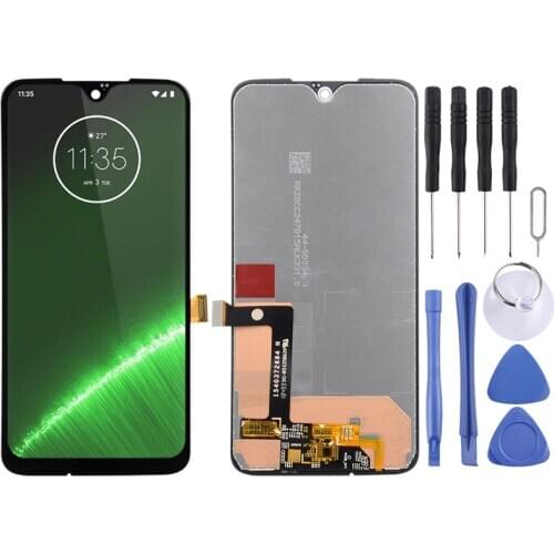LCD Screen and Digitizer Full Assembly for Motorola Moto G7 Plus(Black)