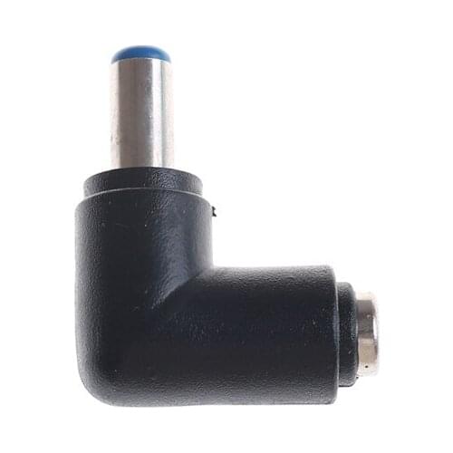 1pcs 5.5*2.1 Mm Male Jack To 5.5*2.5 Mm FeMale Plug Right Angle DC Power Connector Adapter Laptop