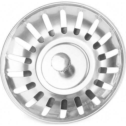 1PC Stainless Steel Kitchen Sink Stopper Plug For Bath Cover Sinkhole Water Strainer Sink Basin Drainer Drain Rubber J8C2