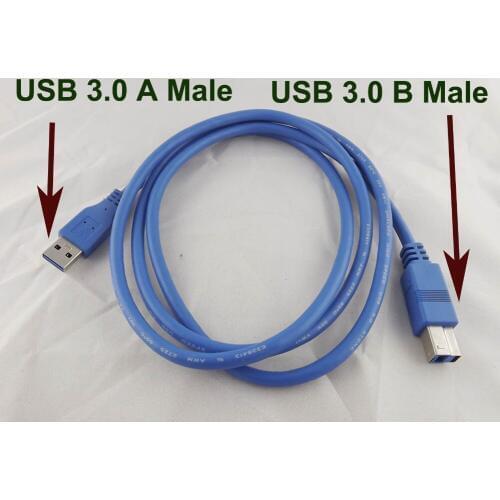 10pcs USB 3.0 A Male To B Male Extension High Speed Printer Premium Cable Cord 1.5m