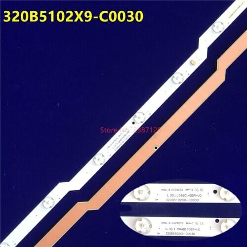 New LED backlight strip 320B5102X9-C0030 HYSL-D E479275 1.30.1.5860145R for P hilco PH32B51DSGW