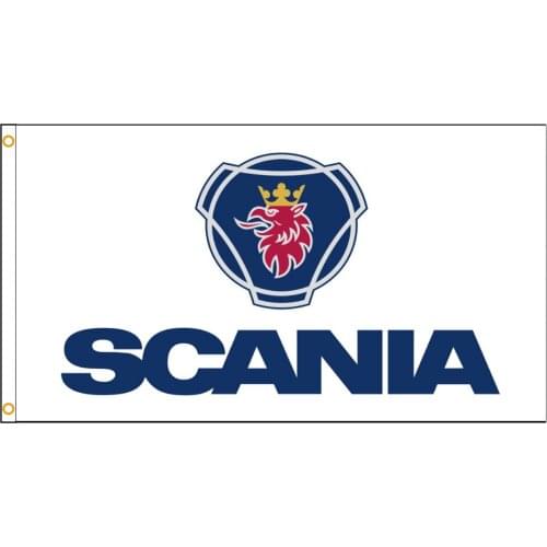 3X5 Ft Sweden Scania Car Flag