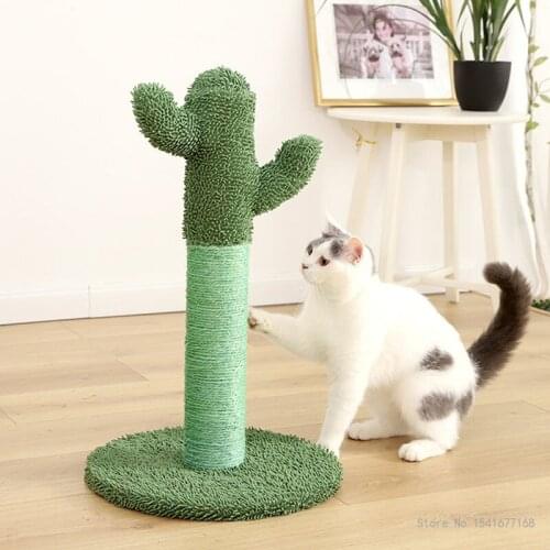 40x40xH65cm Cactus hanging ball cat jumping platform grinding claw sisal cat toy cat climbing frame cat tree pet accessories