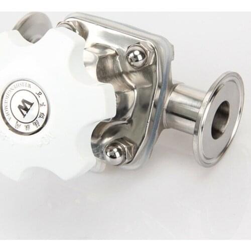 51MM 2" Diaphragm Valve Stainless Steel Sanitary Fitting Tri Clamp Ferrule SUS316