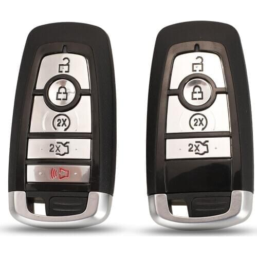 Bilchave 4/5 Buttons Remote Car Key Shell Fob Case For Ford Fusion Mustang Explorer F-150 F-250 F-350 With Blade