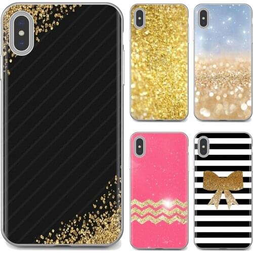 Phone Case Covers Pink gold glitter sparkles For Huawei Nova 2 2i 3 3i Y3 Y5 Y6 Y7 Y9 Prime 2015 2016 2017 2018 2019