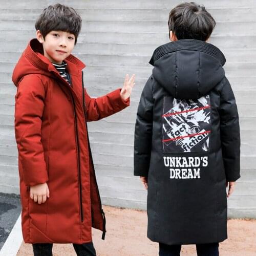 Childrens clothing 2019 boys clothing winter warm clothes down cotton hat coat raincoat