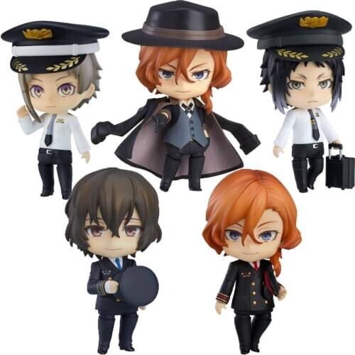 Bungo Stray Dogs Chuya Nakahara Airport Version Osamu Dazai 657# 676# Action Figure toy Christmas gift for kids