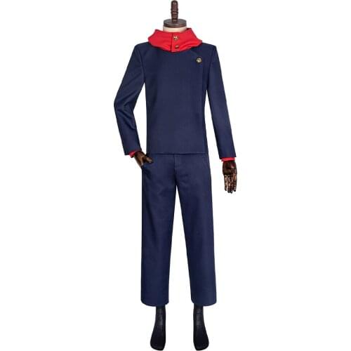Jujutsu Kaisen Yuji Itadori Cosplay Costume Upgraded Version C00476