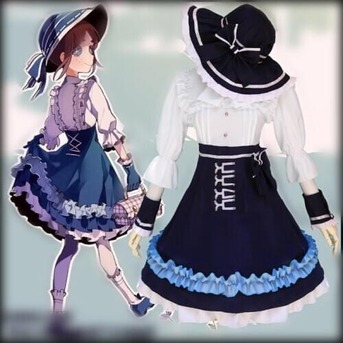 Identity V Cosplay Costume Gardener Emma Woods Costume Cosplay Sweetie Lolita Dress Party Daily Dress Costume Full Set