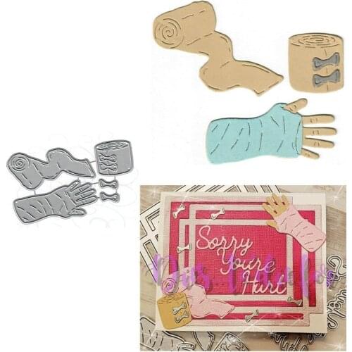 Small hand strap Metal Cutting Dies Cutting Mold Scrapbook Paper Craft Knife Mold Blade Knife Impact Protection Pads