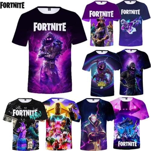 2021 New 3D Print Fortnite T Shirt Men Women Children Summer Short Sleeve Printed T-Shirt Boy Girl Kids Tops Cool Streetwear Tee