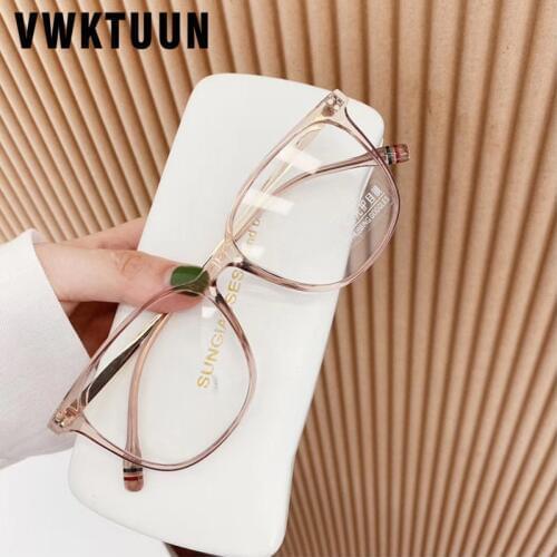 VWKTUUN New Anti Blue Light Glasses Square Glasses Frames Women Men Blue Light Blocking Glasses TR90 Reading Computer Glasses