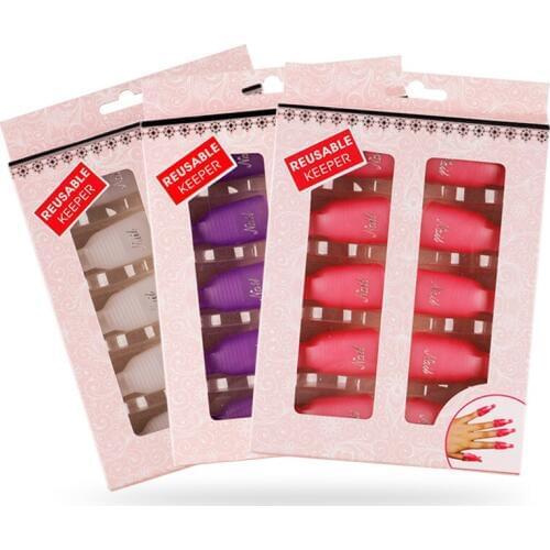 Wholesale Reusable Plastic Nail Art Soak Off Cap Clip Manicure UV Gel Polish Remover Wrap Tool Nail Care 500pc/lot Free Shipping