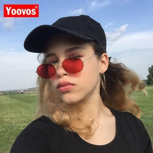 Yoovos Oval Retro Sunglasses Women/Men 2021 Brand Design Mirror Sunglasses For Women Vintage Round Luxury Oculos De Sol Gafas