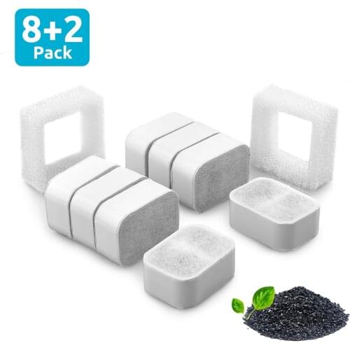 Cat Water Fountain Replaced Activated Carbon Filter For Pet Dogs Drinking Dispenser Cats Automatic Drinker Replacement Filters