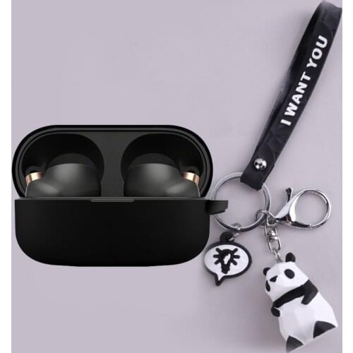 New For Sony WF-1000XM4 Case Fashion Cartoon Panda Non-slip Silicone Protect Earphones Cover for Sony WF1000X M4 Headphones Case