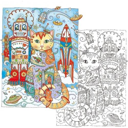 Creative Haven Creative Cats Coloring Books For Adults 24pages Stress Relieving Antistress Coloring Book Adult Coloring Books