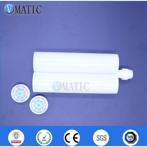 High Quality Top-Rated Quality 600ml/cc 1:1 Plastic Ab Glue Cartridge With Piston