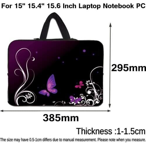 Carrying Sleeve Bag For Huawei MateBook-D15, Macbook Retina 15, Xiaomi Laptop Pro 15.6" Funda Notebook Computer Case Pouch Women