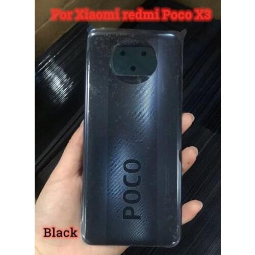 100% Original Back For Xiaomi POCO X3 Back Battery Rear Housing Door Cover For Xiaomi POCO X3 Back Housing