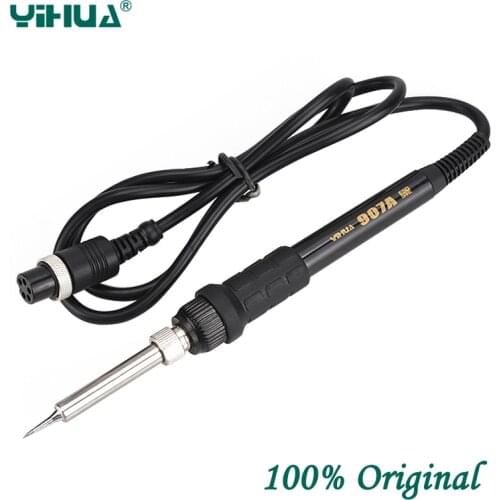 100% Original YIHUA 907A Soldering Iron Handle High Quality 50W Universal 936 Soldering Station Electric iron 5 Holes Interface
