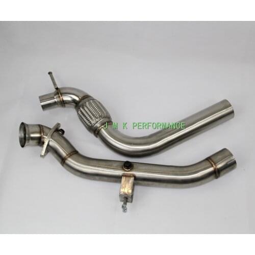 3inch catless exhaust downpipe for ford mustang 2.3t