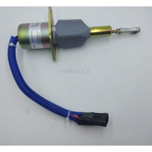 For Hyundai R275 335-7 flameout solenoid valve Cummins Komatsu 300 360-7 flameout switch 3930234 high quality accessories