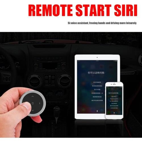 Bluetooth Remote Control Car Steering Wheel Motorcycle Handlebar Media Controller Car Electronics Accessories for iOS Android
