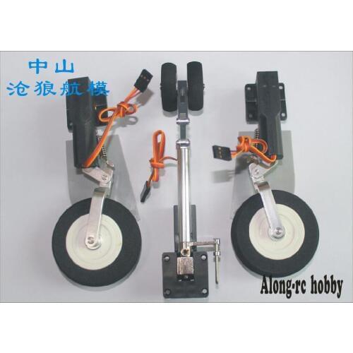 Free shipping Electric Retracts Landing Gear for Freewing Mirage 2000 80mm EDF rc plane Spare Part Diy model part