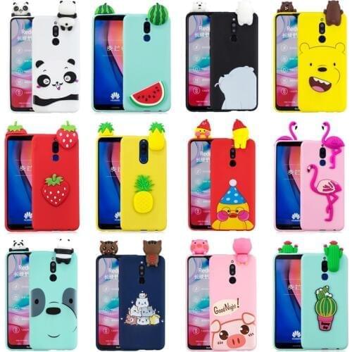 Case for Xiaomi Redmi 8 8A Note 8 Pro 8T Soft Silicone TPU Back for Xiaomi Redmi 5 Panda Doll Toy Cover Case 3D Phone Case Funda