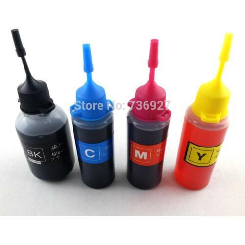 4X 50ml 73N Refill Dye ink for Epson Stylus CX6900F CX7300 CX9300F TX110 TX111 TX105 TX115 TX200 TX409 TX410 TX550W printer