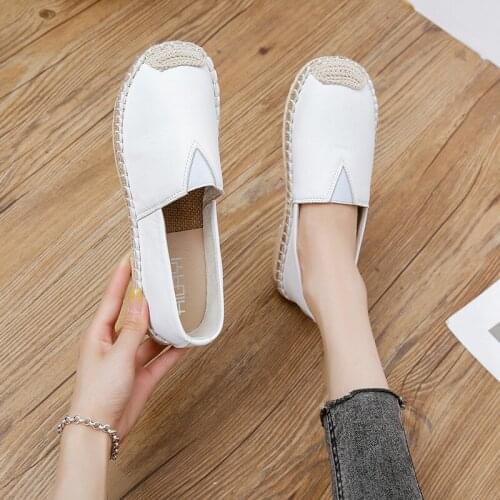Breathable Casual Loafers Platform Womens Flat Shoes Ladies Fashion Spring Put on Womens Shoes